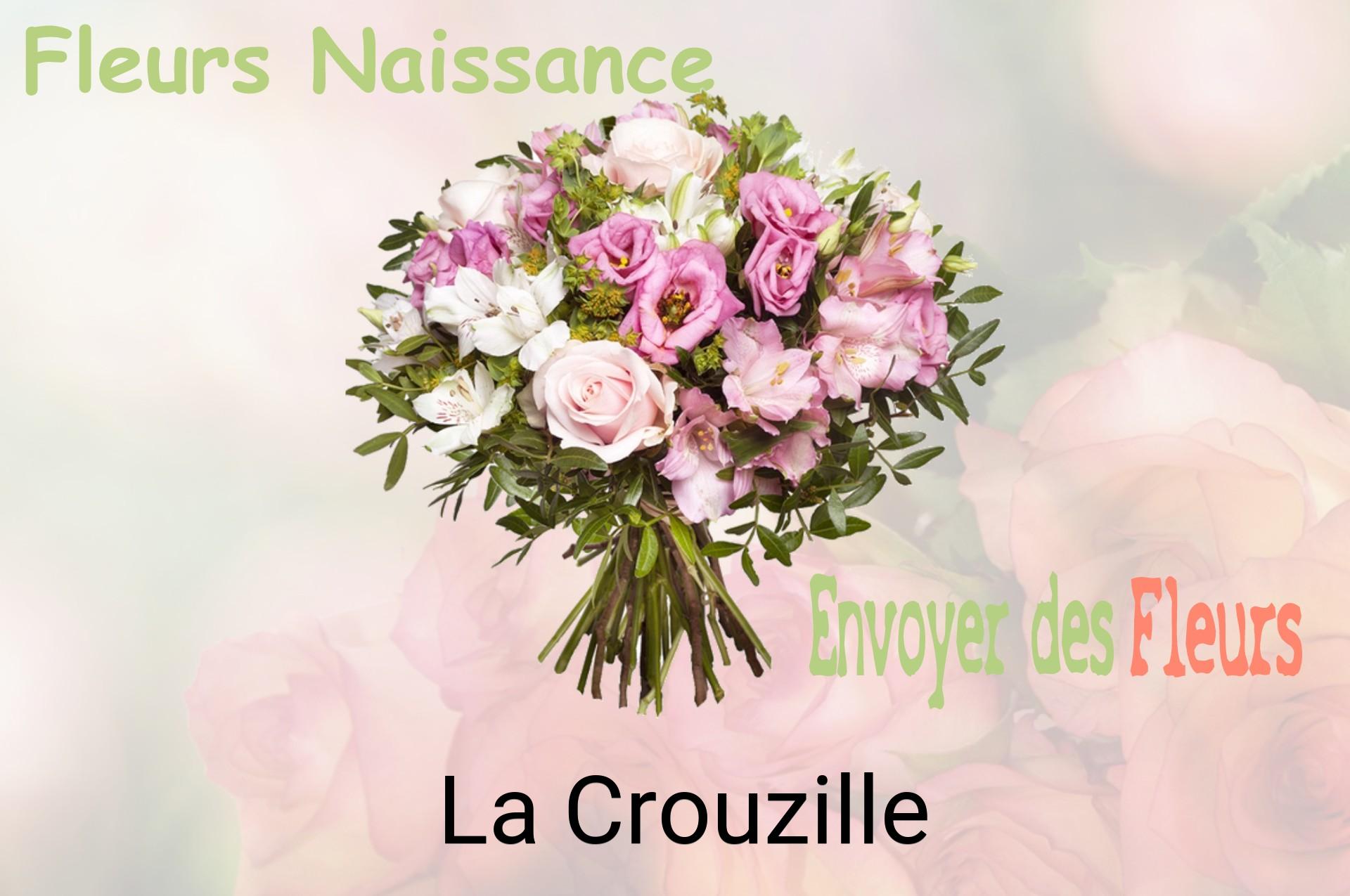 Bouquet de fleurs de naissance livré à La Crouzille